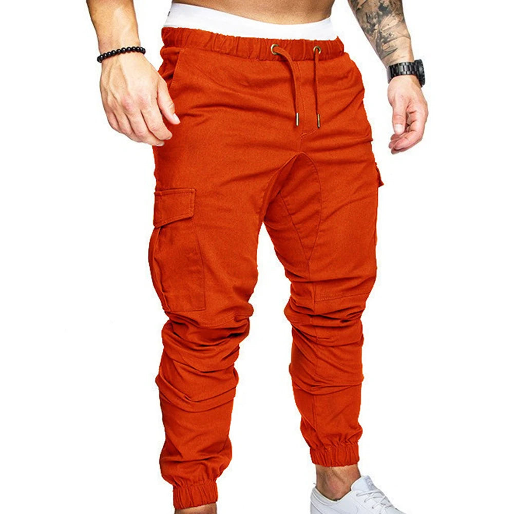 Drawstring Adjustable Pocket Pants