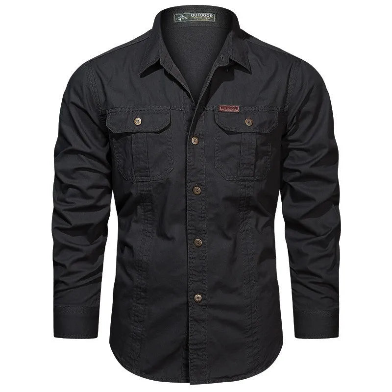 Fashion Military Long Sleeve Shirt