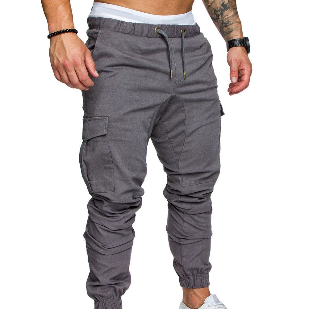 Drawstring Adjustable Pocket Pants