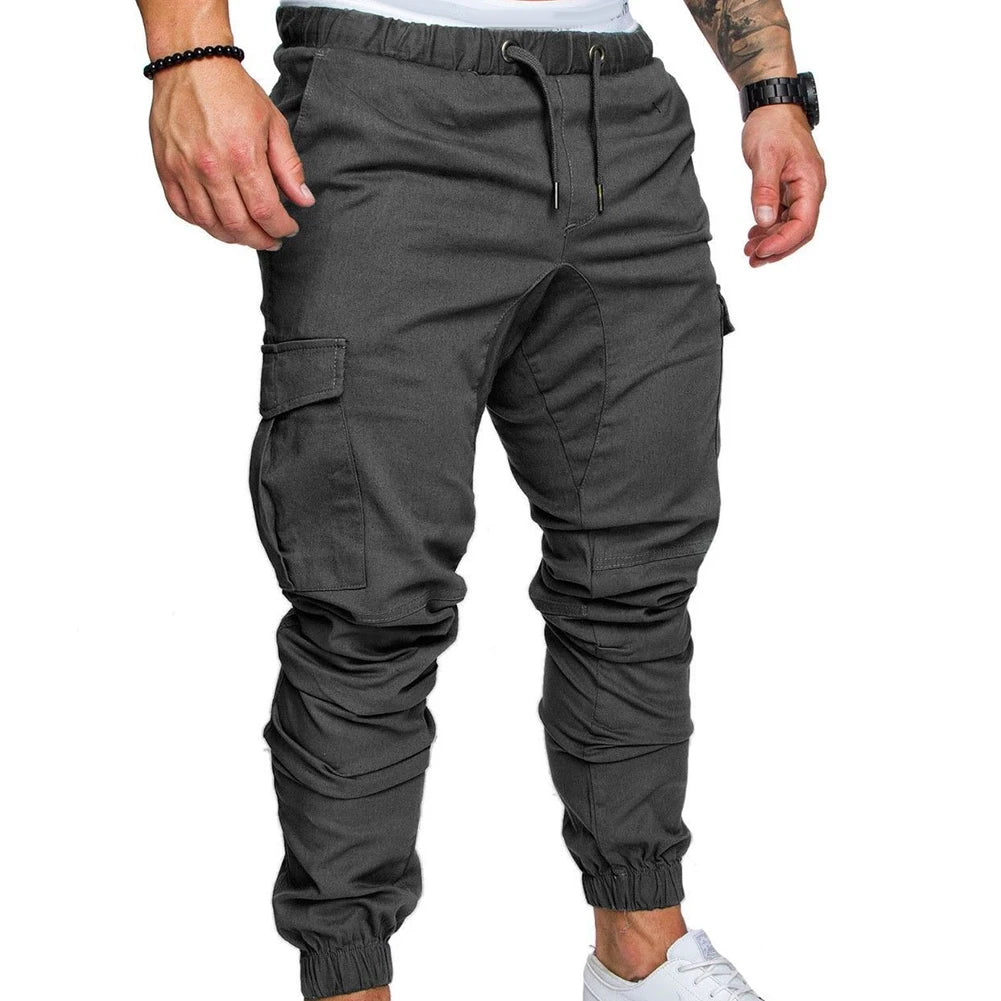 Drawstring Adjustable Pocket Pants