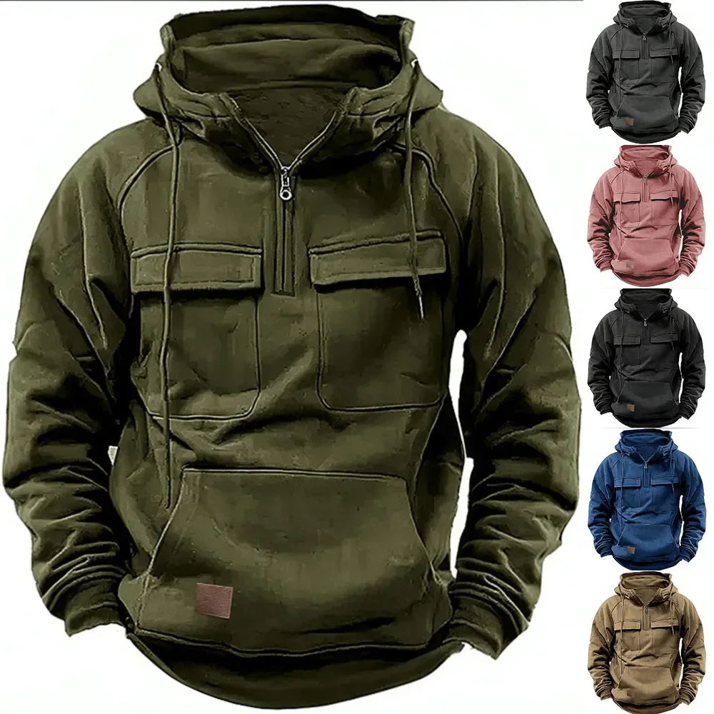 Half Zipper Tactical Hoodies