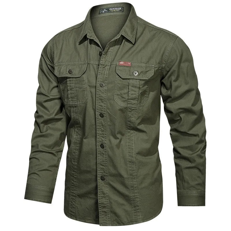 Fashion Military Long Sleeve Shirt