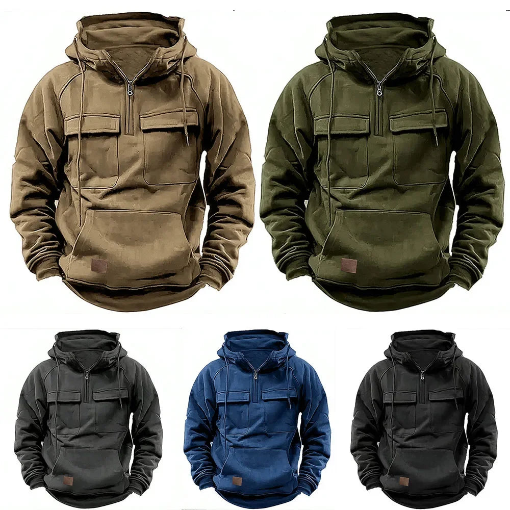 Half Zipper Tactical Hoodies